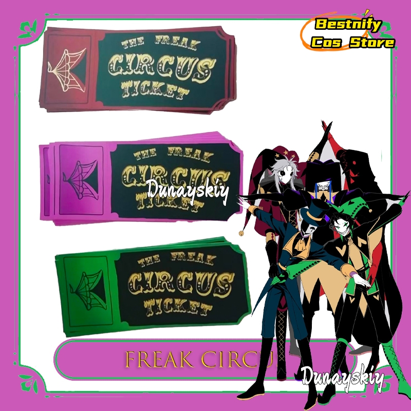 Anime Merchandise Women - บัตรเข้าชมละครสัตว์ BFreak สีแดง เขียว ชมพู ของสะสมอนิเมะ