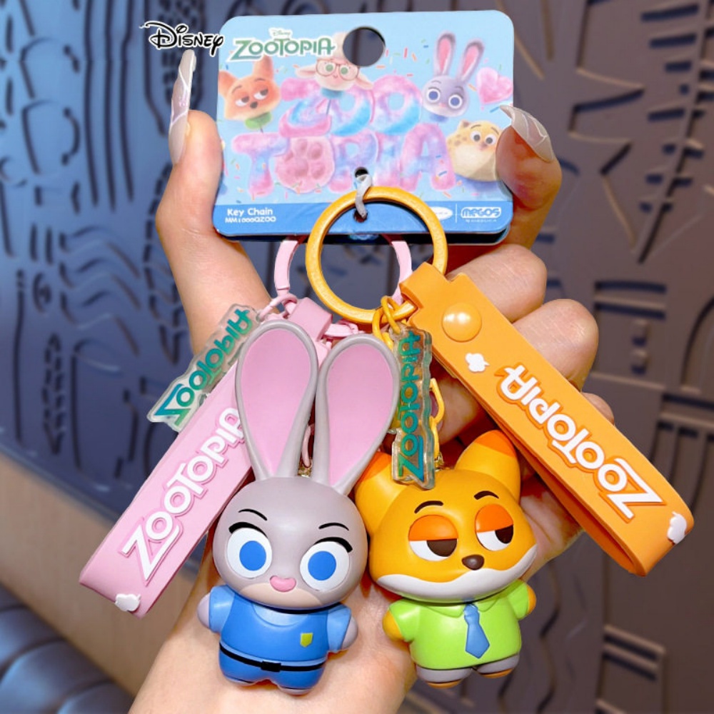 Anime Merchandise Women - ของแท้ซูโทเปีย จูดี้ นิคโมเดลตุ๊กตาของเล่นพวงกุญแจดิสนีย์อะนิเมะการ์ตูนสินค้าคอลเลกชันของเล่นของขวัญสำหรับวัยรุ่นผู้หญิง