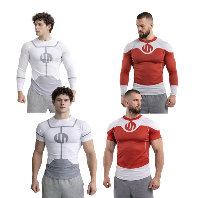 Anime Merchandise Men - เสื้อรัดกล้ามเนื้อ Invincible Cosplay สำหรับดำน้ำ เสื้อยืด BJJ