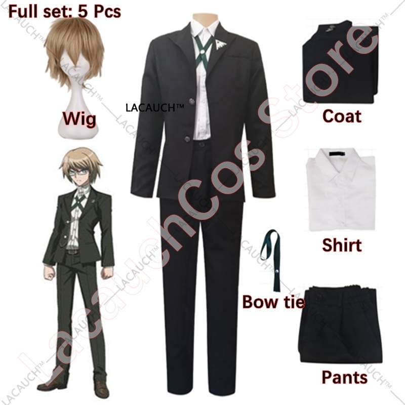 Anime Merchandise Men - อะนิเมะ Danganronpa Byakuya Togami คอสเพลย์เครื่องแต่งกายวิกผมสั้น Dangan