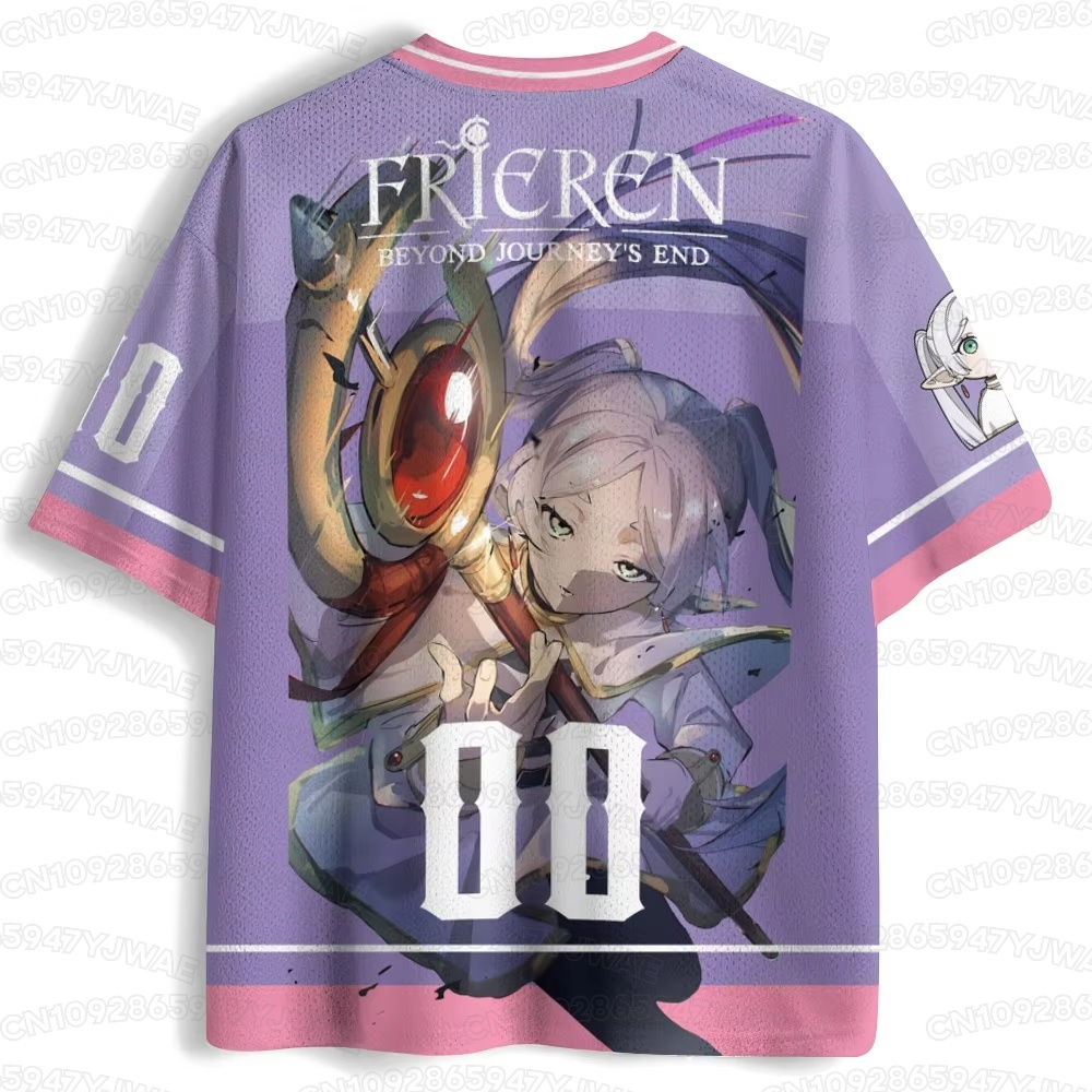 เสื้อยืดคอวีแขนสั้นลายพิมพ์ 3D - Frieren Anime Merchandise บทวิจารณ์และราคา