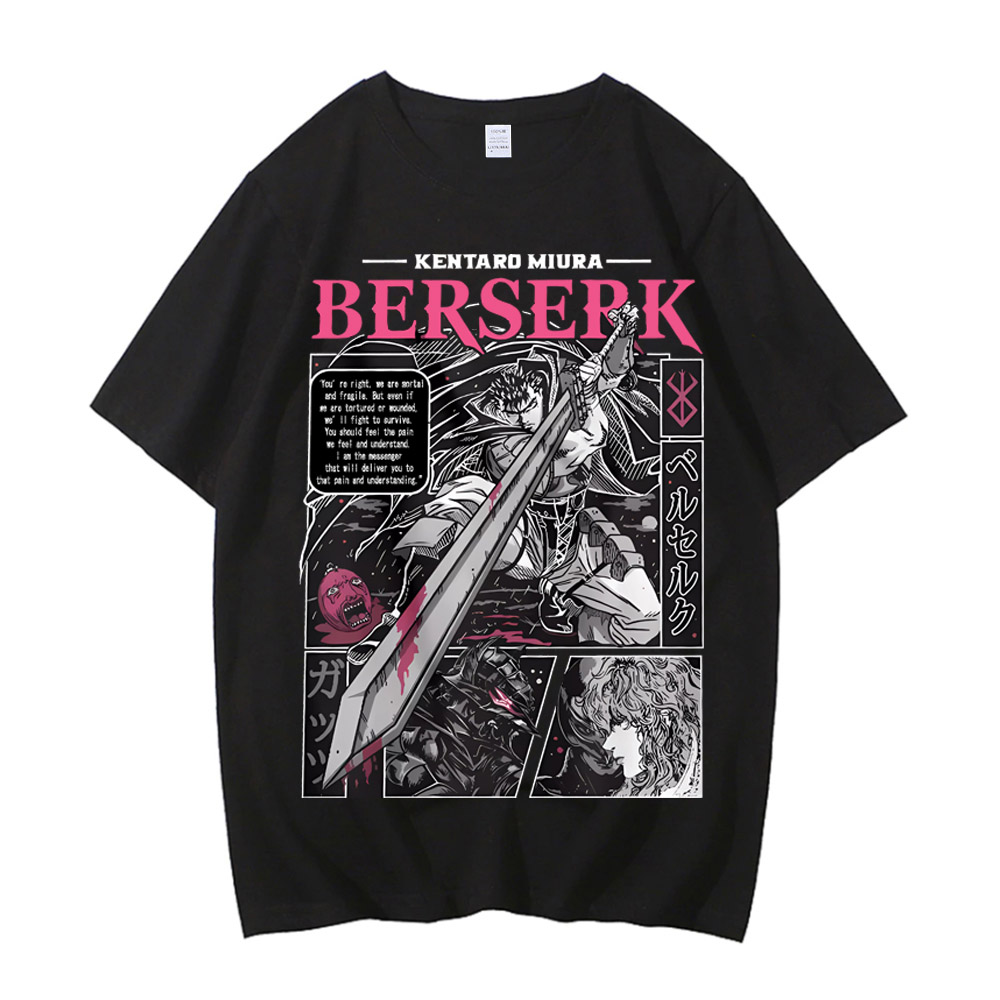 เสื้อยืดอนิเมะ Berserk ลายพิมพ - Anime Merchandise Shop บทวิจารณ์และราคา