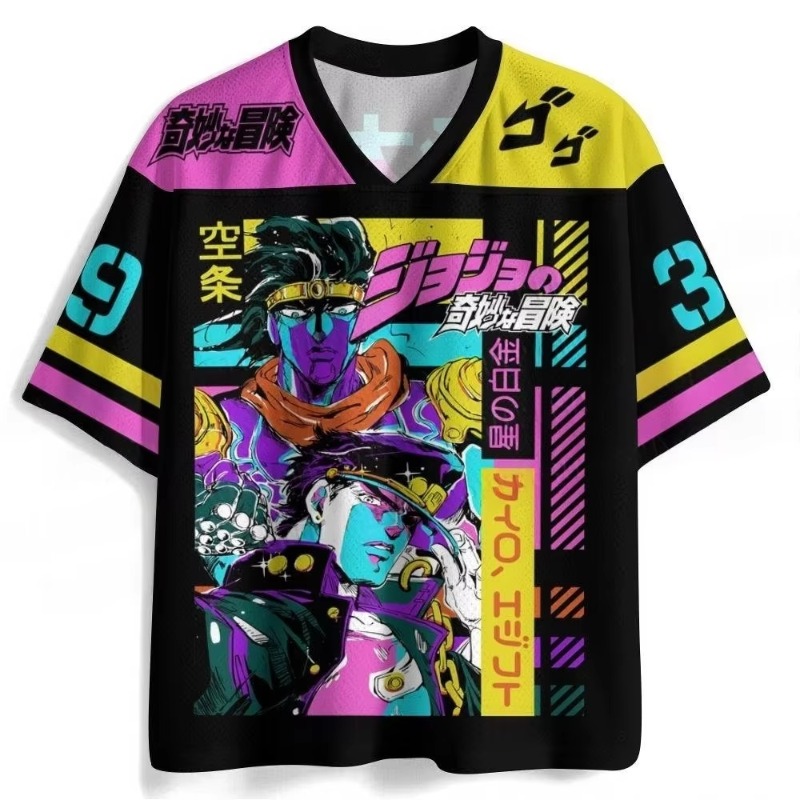 เสื้อยืดพิมพ์ลาย 3D ทั่วตัว Jo - Anime Merchandise Men บทวิจารณ์และราคา