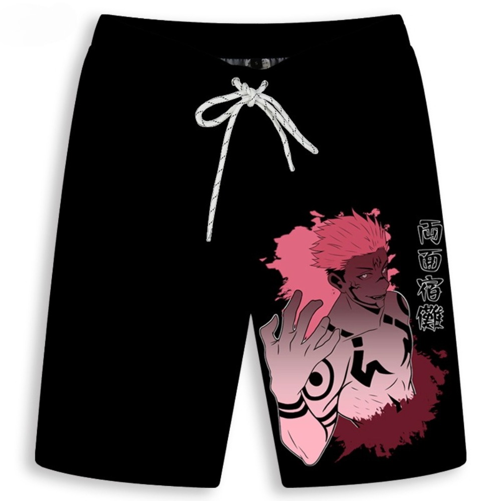 กางเกงขาสั้นพิมพ์ลายโกโจ ซาโตร - Anime Merchandise Shop บทวิจารณ์และราคา