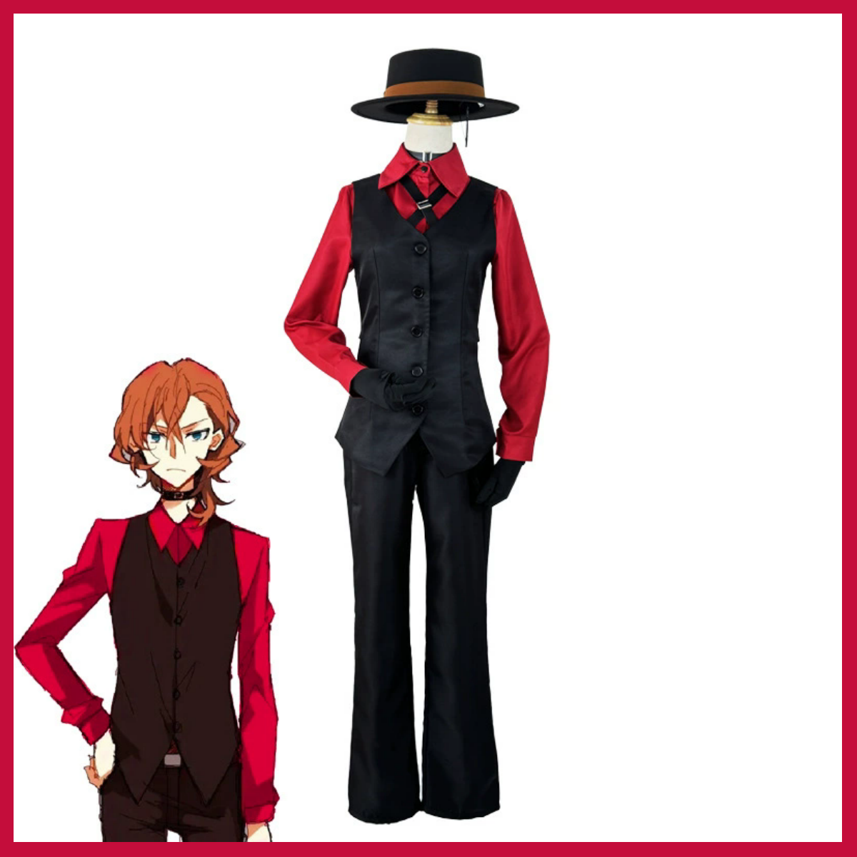 ชุดคอสเพลย์ XQAnime Bungo Stra - Anime Merchandise Men บทวิจารณ์และราคา