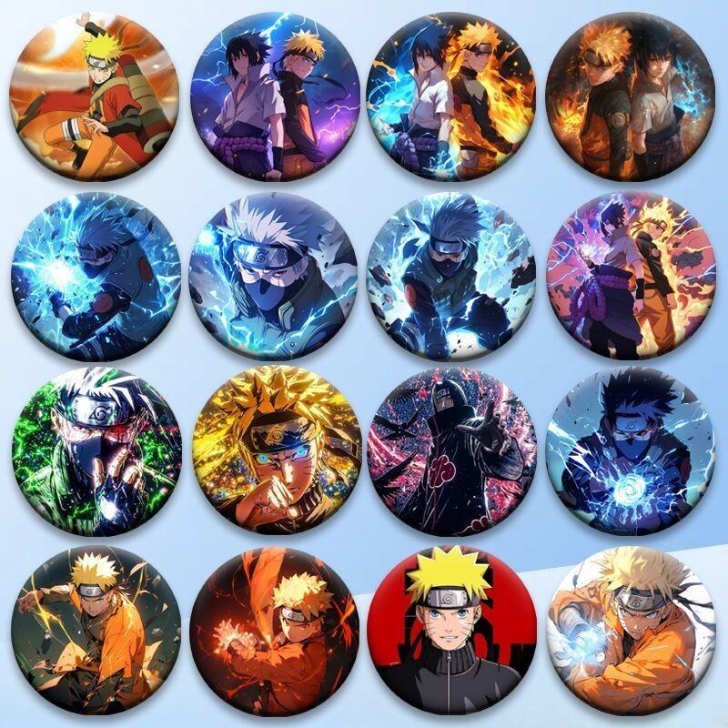 ป้ายอะนิเมะนารูโตะ 58 มม. เข็ม - Anime Merchandise Naruto บทวิจารณ์และราคา